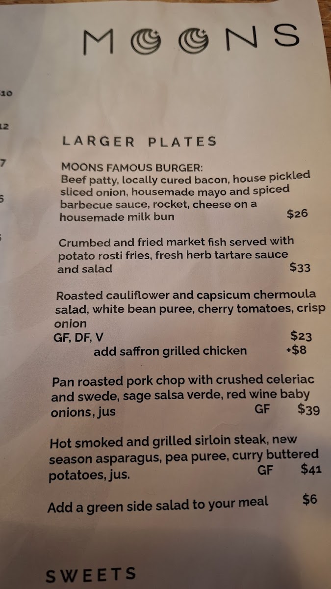 Menu Moons Restaurant And Bar-2