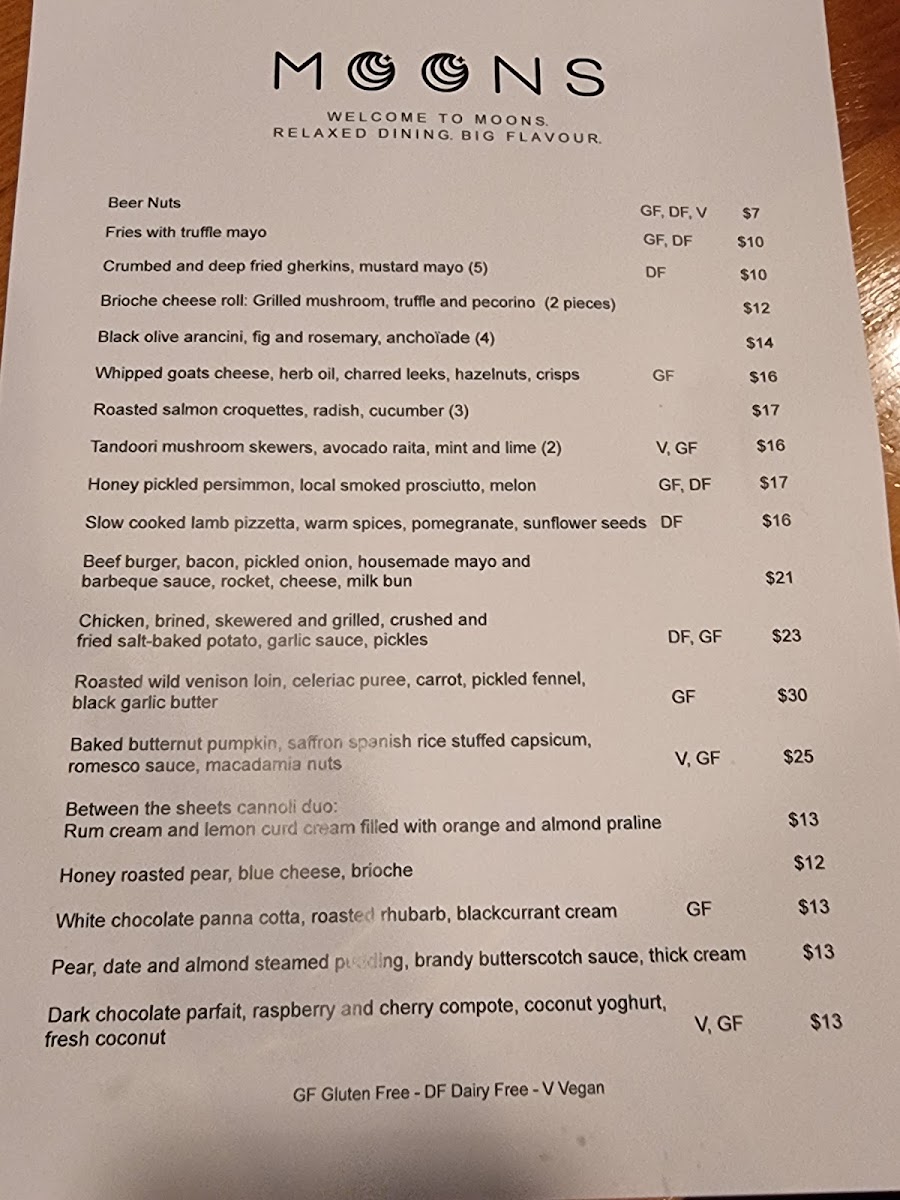 Menu Moons Restaurant And Bar-3