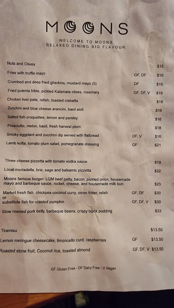 Menu Moons Restaurant And Bar-9